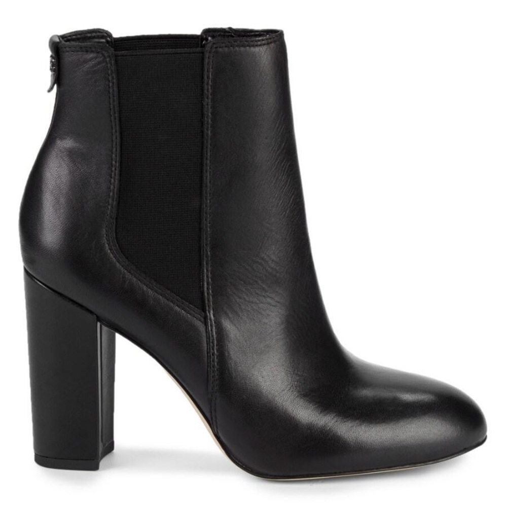 Sam Edelman Case Black Leather Booties - Size 8